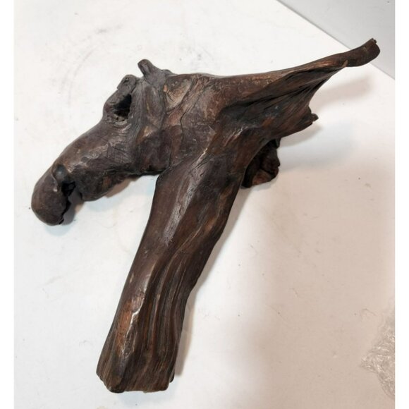 Vintage Petrified Wood Fossil Shaped Dinosaur Look? 11" by 10" by 6.5" - Picture 15 of 16